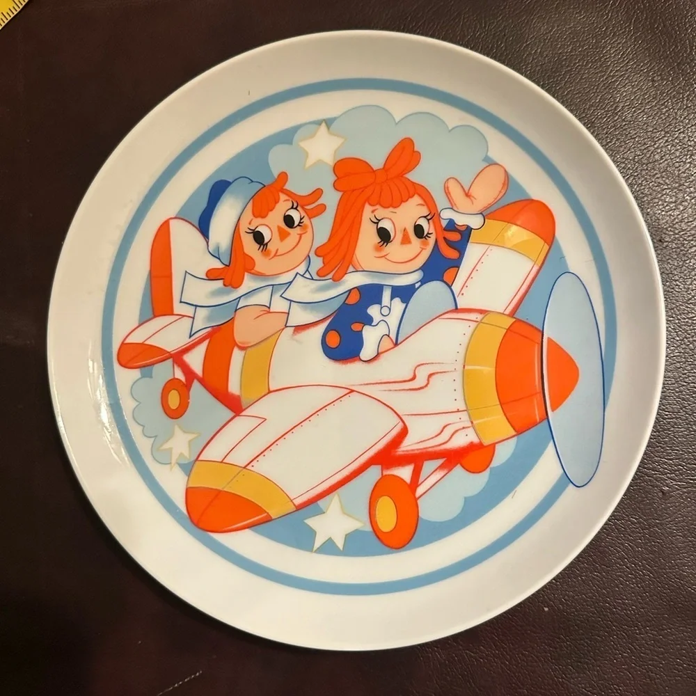 Raggedy Ann & Andy Plate